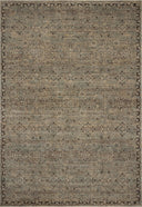 Featuring soft misty and striking granite hues and contemporary and traditional detail, the Briar BRR-06 Mist / Granite Area Rug is a power-loomed polyester area rug for any room