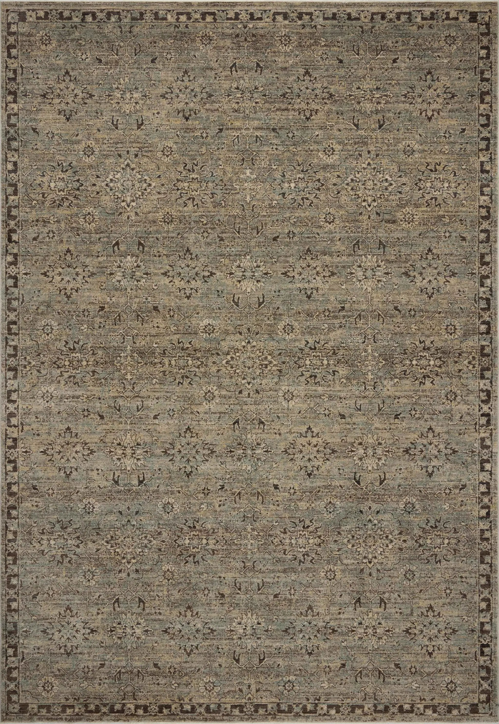 Briar BRR-06 Mist / Granite Area Rug by Loloi