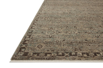 Featuring soft misty and striking granite hues and contemporary and traditional detail, the Briar BRR-06 Mist / Granite Area Rug is a power-loomed polyester area rug for any room
