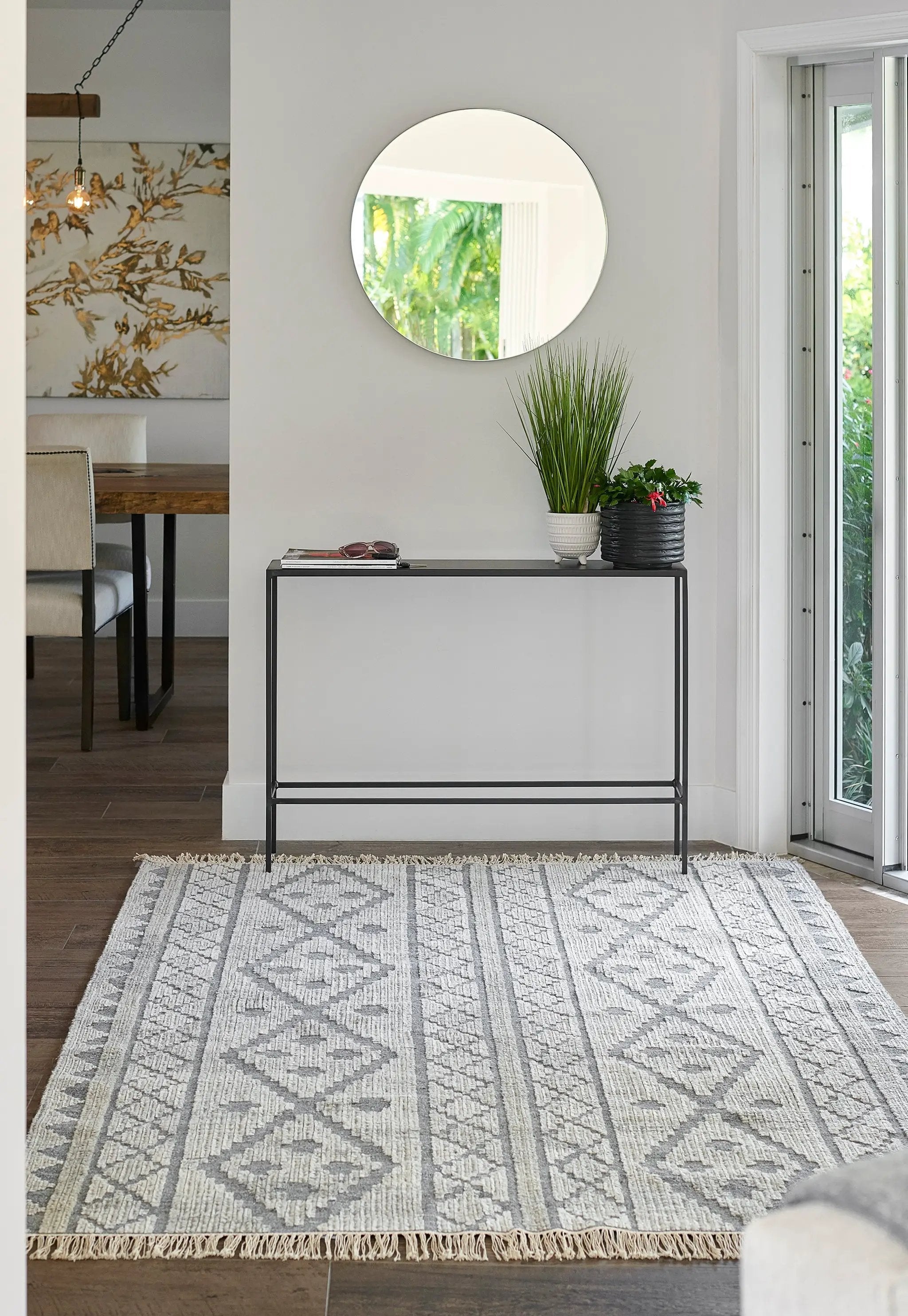 Bristol BRS-1 Gray Area Rug by Momeni
