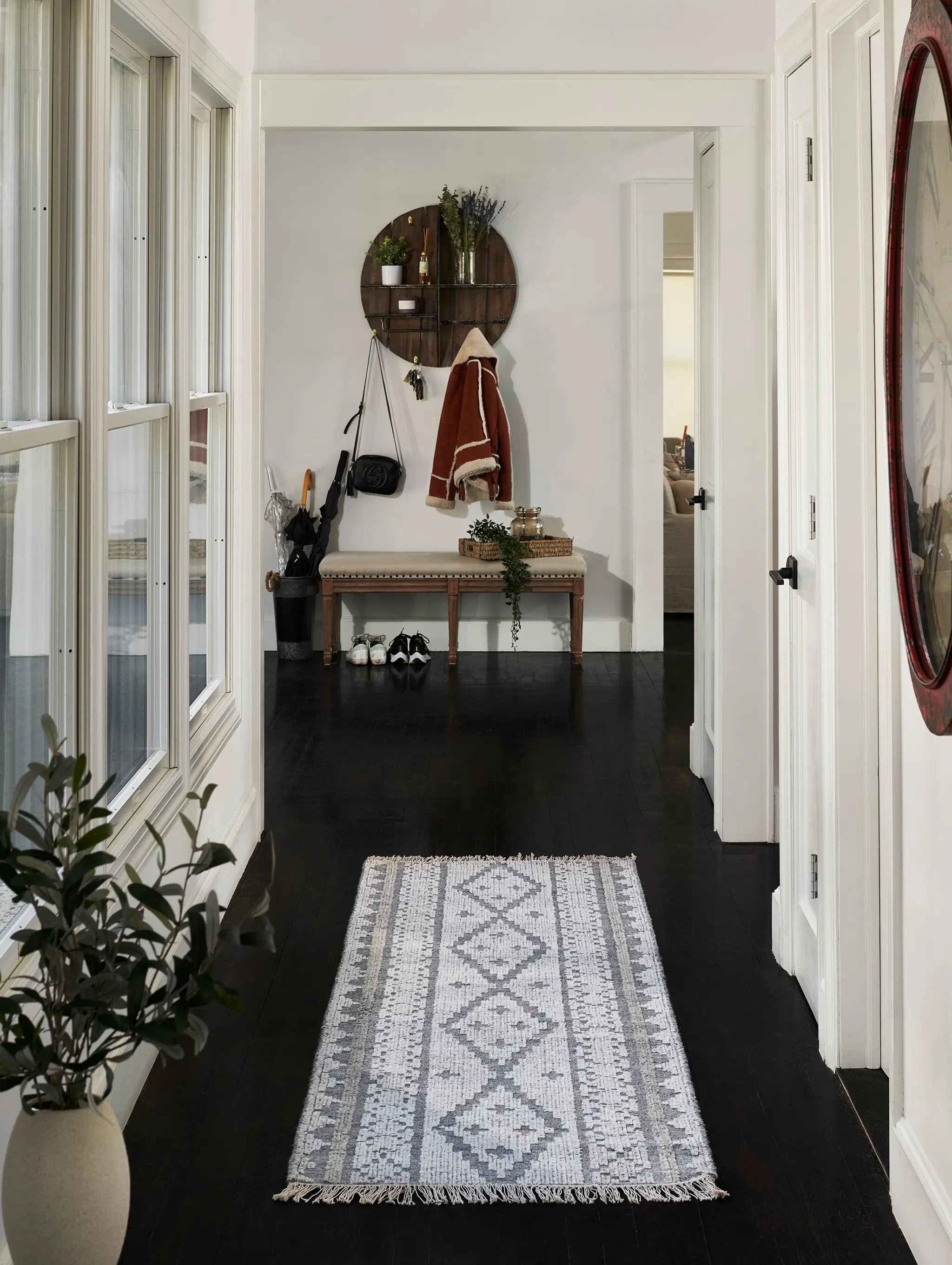 Bristol BRS-10 Gray Area Rug by Momeni