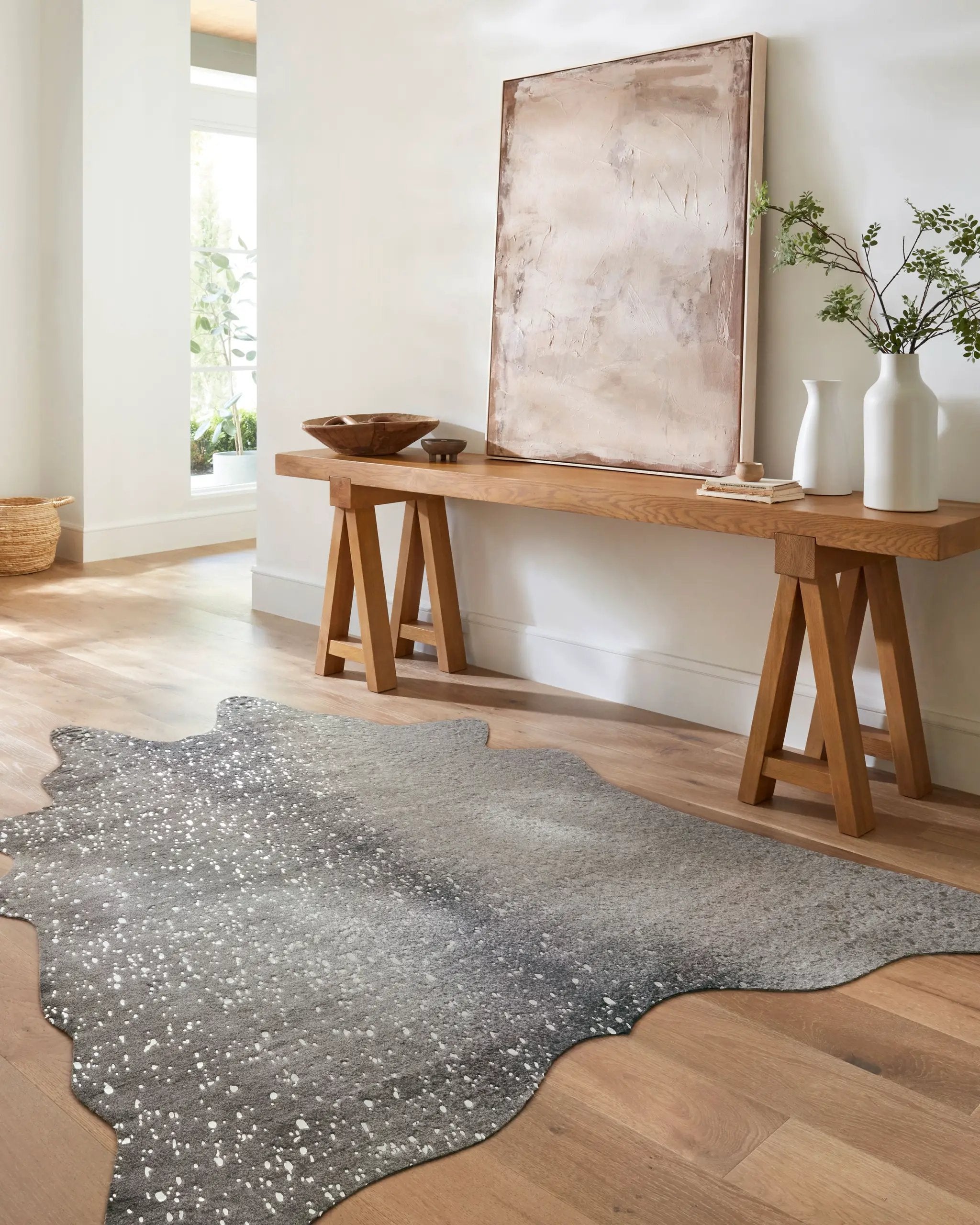 Bryce BZ-03 Graphite / Silver Area Rug by Loloi