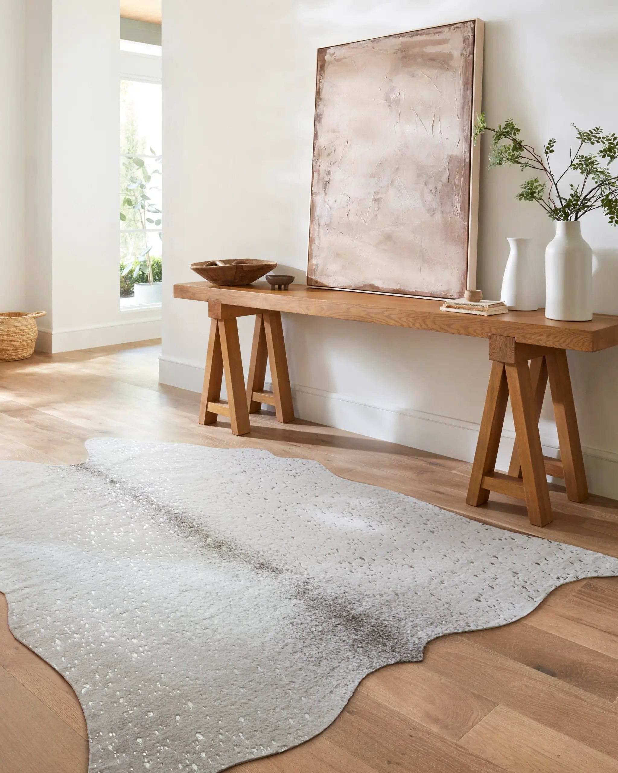 Bryce BZ-09 Stone / Silver Area Rug by Loloi