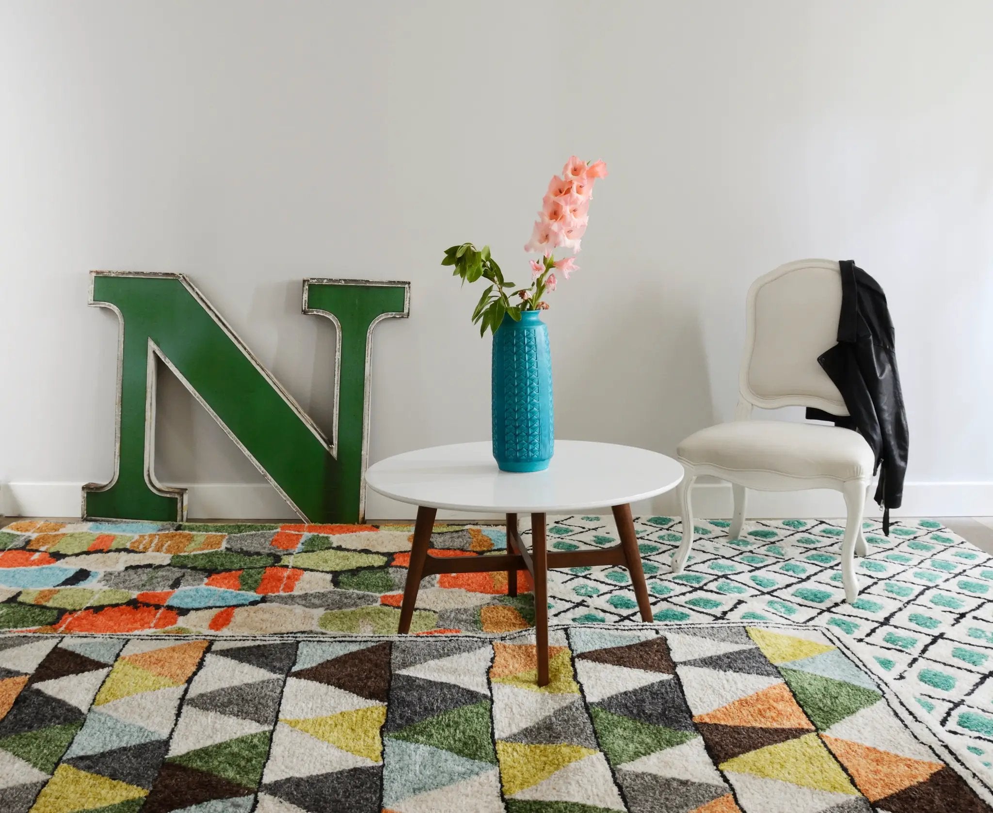 Bungalow BUN-1 (Tri) Multicolor Area Rug by Novogratz by Momeni
