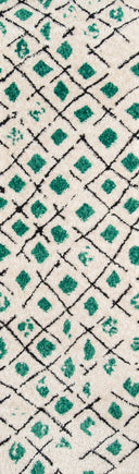 Novogratz Bungalow BUN-2 Green Table Tufted Area Rug by Momeni