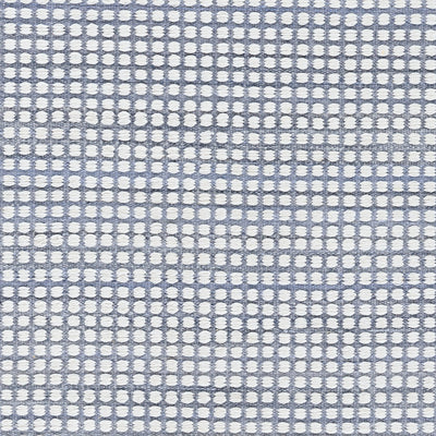 Caicos CAI-1 Blue Area Rug, sustainable PET fiber, geometric flatwoven indoor-outdoor rug