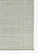 Caicos CAI-1 Green Area Rug, eco-friendly handwoven PET with geometric patterns