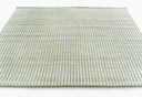 Caicos CAI-1 Green Area Rug, eco-friendly handwoven PET with geometric patterns