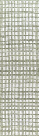 Caicos CAI-1 Green Area Rug, eco-friendly handwoven PET with geometric patterns