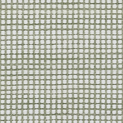 Caicos CAI-1 Green Area Rug, eco-friendly handwoven PET with geometric patterns