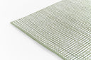 Caicos CAI-1 Green Area Rug, eco-friendly handwoven PET with geometric patterns