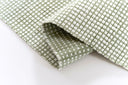 Caicos CAI-1 Green Area Rug, eco-friendly handwoven PET with geometric patterns