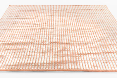 Caicos CAI-1 Pink Area Rug, sustainable flatwoven PET for indoor and outdoor use