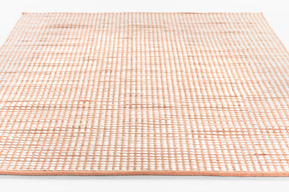 Caicos CAI-1 Pink Area Rug, sustainable flatwoven PET for indoor and outdoor use