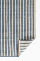Caicos CAI-4 Blue Area Rug, eco-friendly PET fibers with modern geometric patterns
