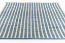 Caicos CAI-4 Blue Area Rug, eco-friendly PET fibers with modern geometric patterns