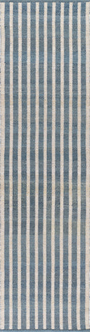 Caicos CAI-4 Blue Area Rug, eco-friendly PET fibers with modern geometric patterns