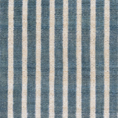 Caicos CAI-4 Blue Area Rug, eco-friendly PET fibers with modern geometric patterns