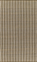 Caicos CAI-4 Brown Area Rug, sustainable handwoven PET with earthy geometric design