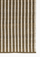 Caicos CAI-4 Brown Area Rug, sustainable handwoven PET with earthy geometric design
