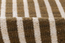 Caicos CAI-4 Brown Area Rug, sustainable handwoven PET with earthy geometric design
