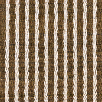 Caicos CAI-4 Brown Area Rug, sustainable handwoven PET with earthy geometric design