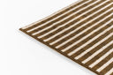 Caicos CAI-4 Brown Area Rug, sustainable handwoven PET with earthy geometric design