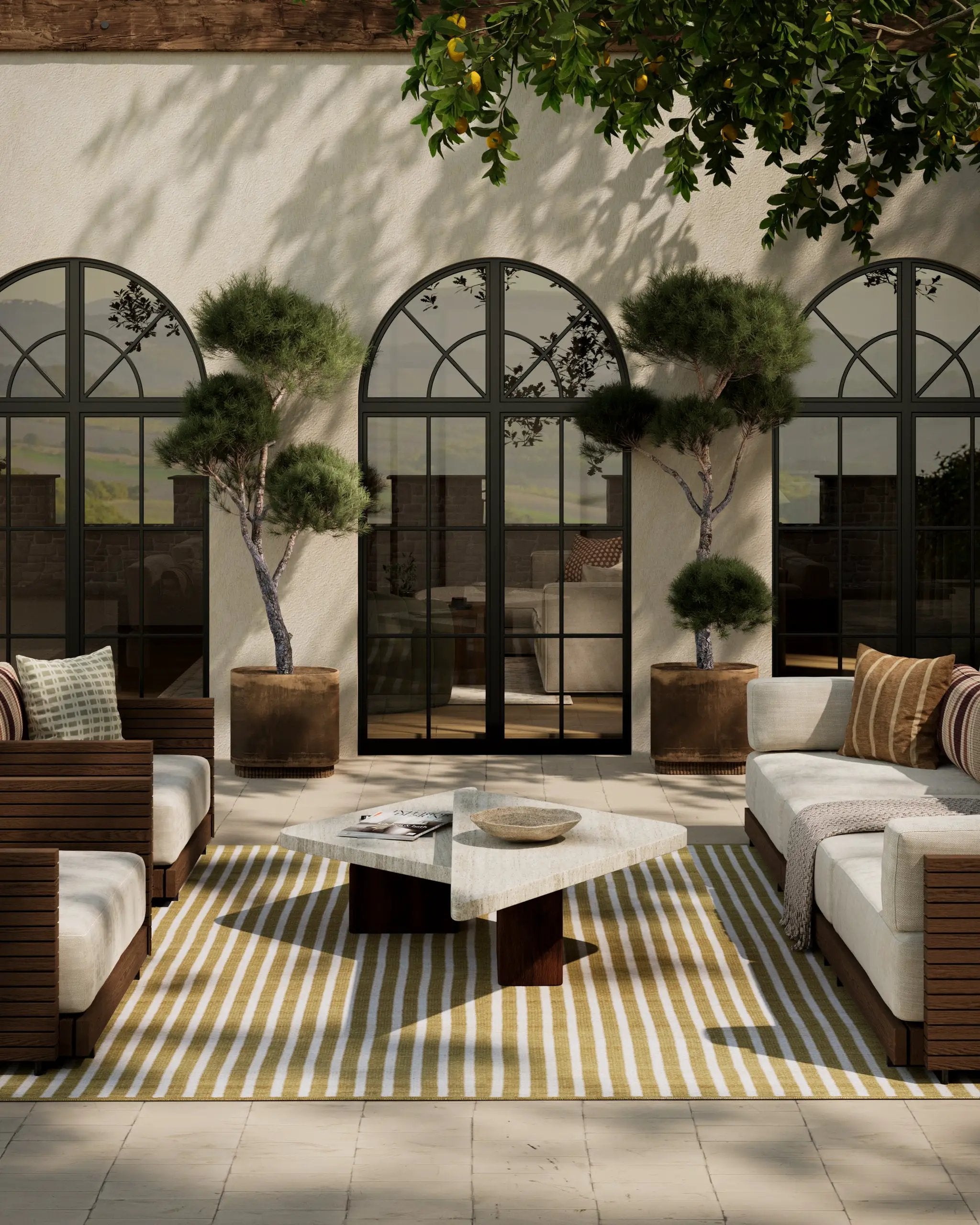Caicos CAI-4 Green Area Rug by Momeni