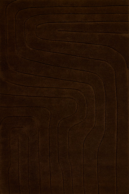 Momeni Canyon CYN-1 Brown Rug