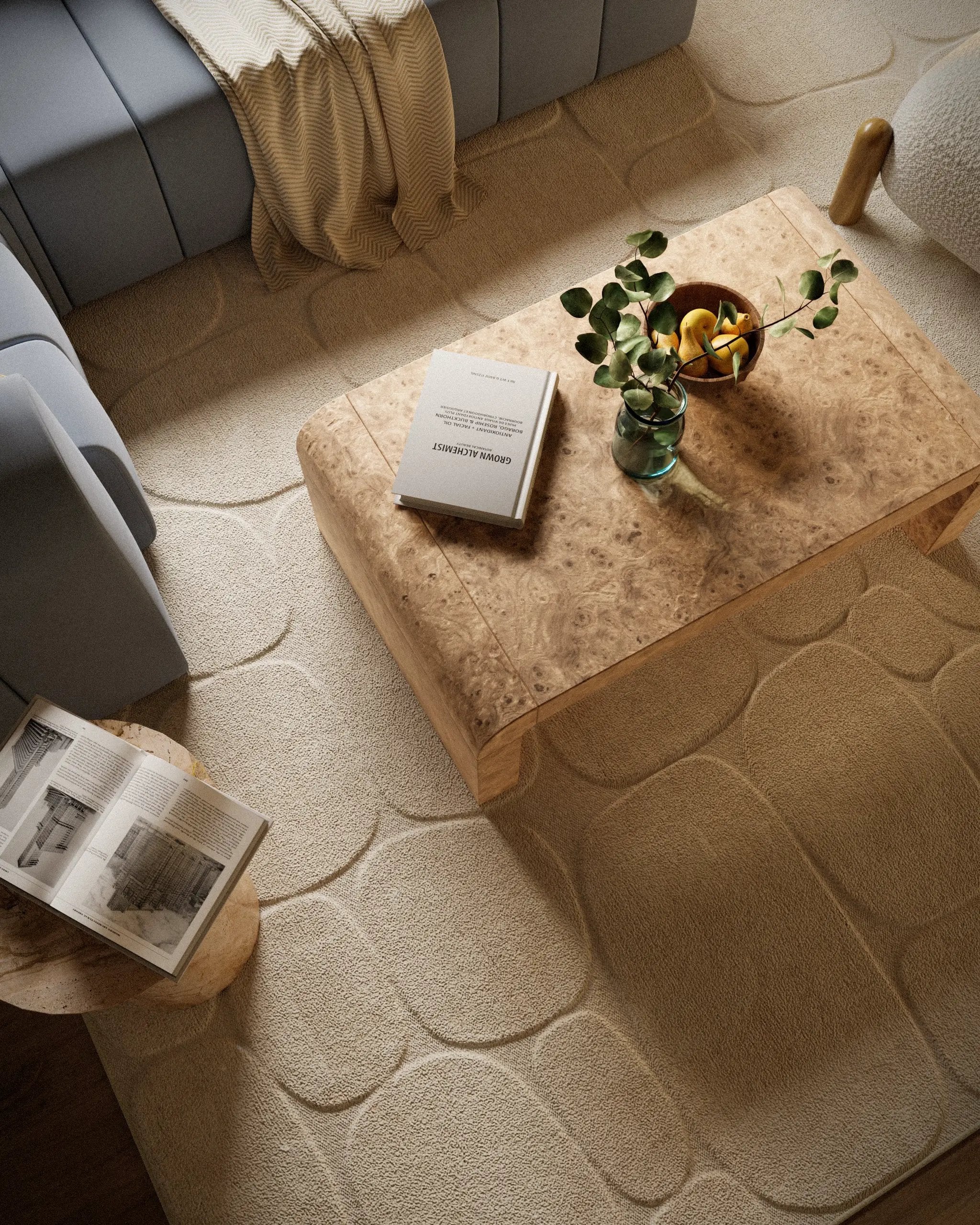 Canyon CYN-2 Ivory Area Rug by Momeni