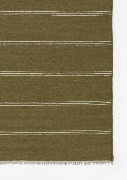 Pure Salt Caseres CES-1 Green Hand Tufted Area Rug by Momeni