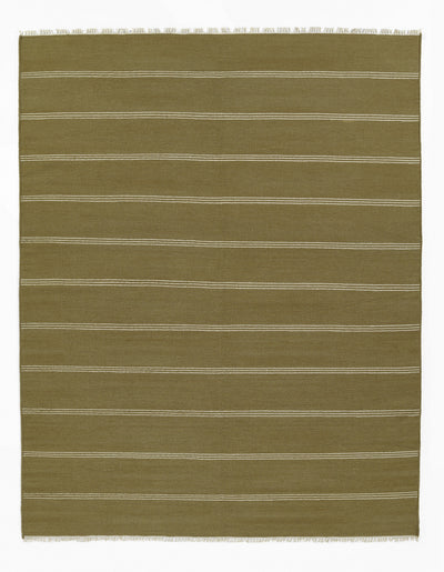 Pure Salt Caseres CES-1 Green Hand Tufted Area Rug by Momeni
