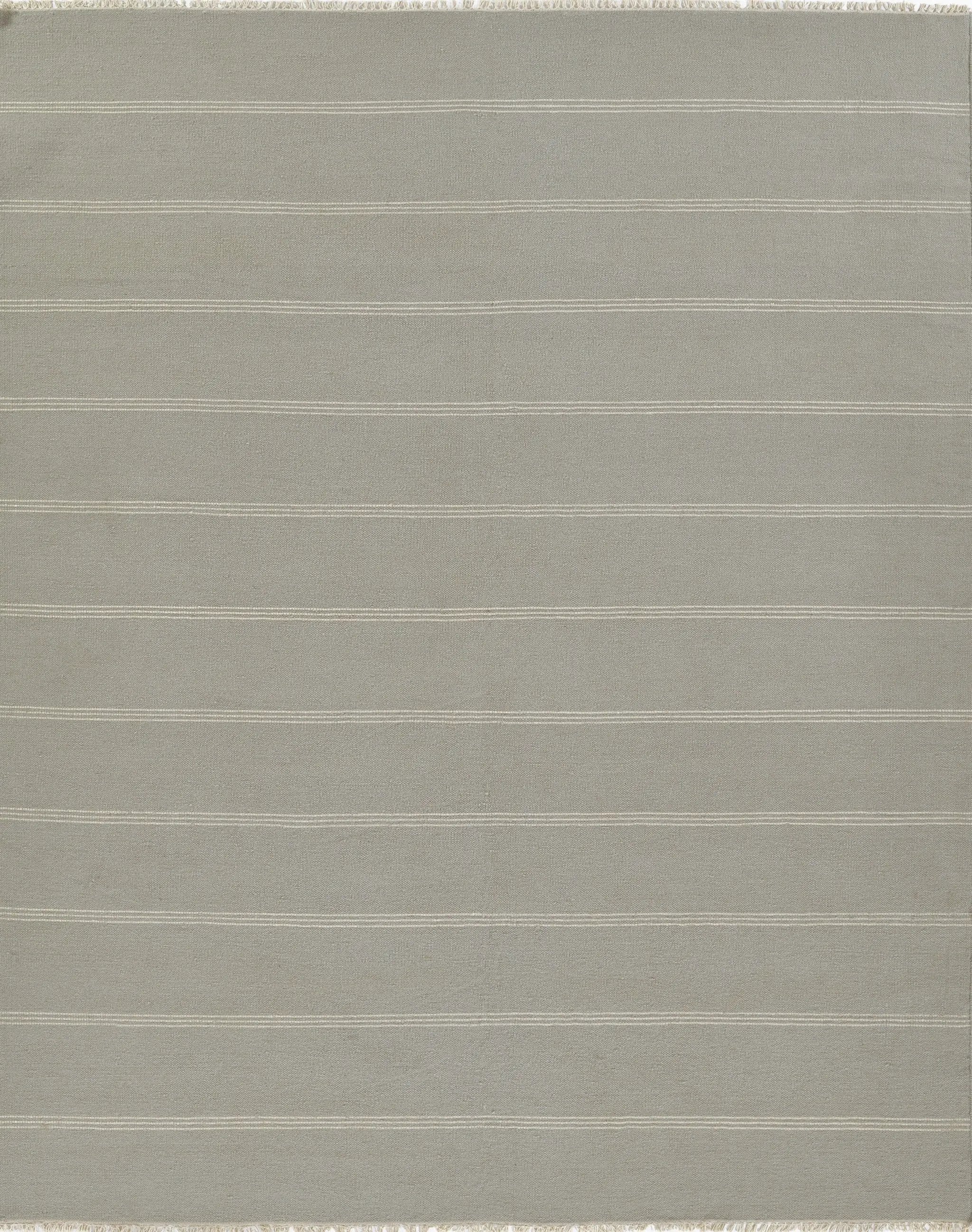 Caseres CES-1 (Stripe) Light-Blue Area Rug by Pure Salt by Momeni