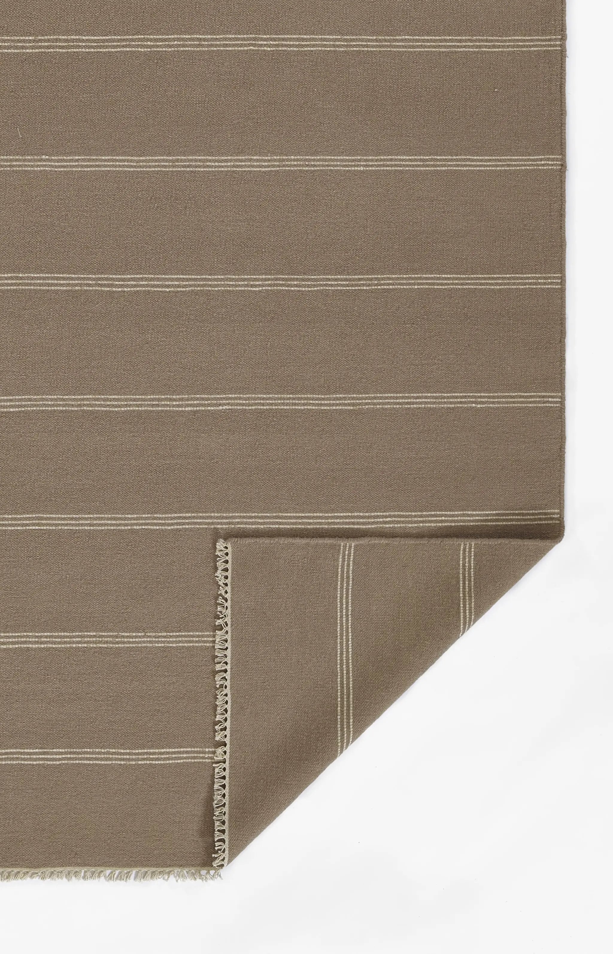 Caseres CES-1(Stripe) Mauve Area Rug by Pure Salt by Momeni