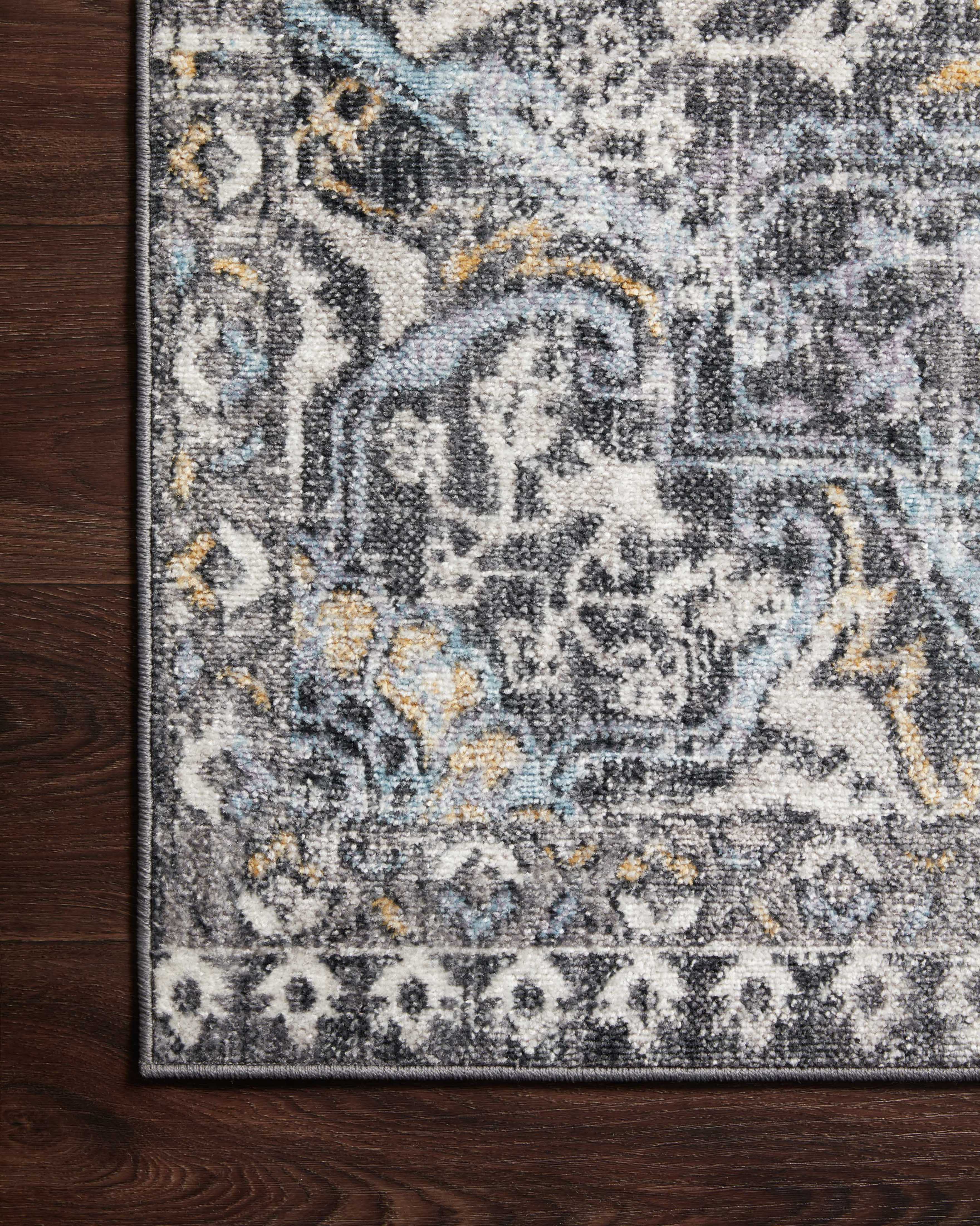 Loloi Cassandra CSN-02 Charcoal / Gold Area Rug