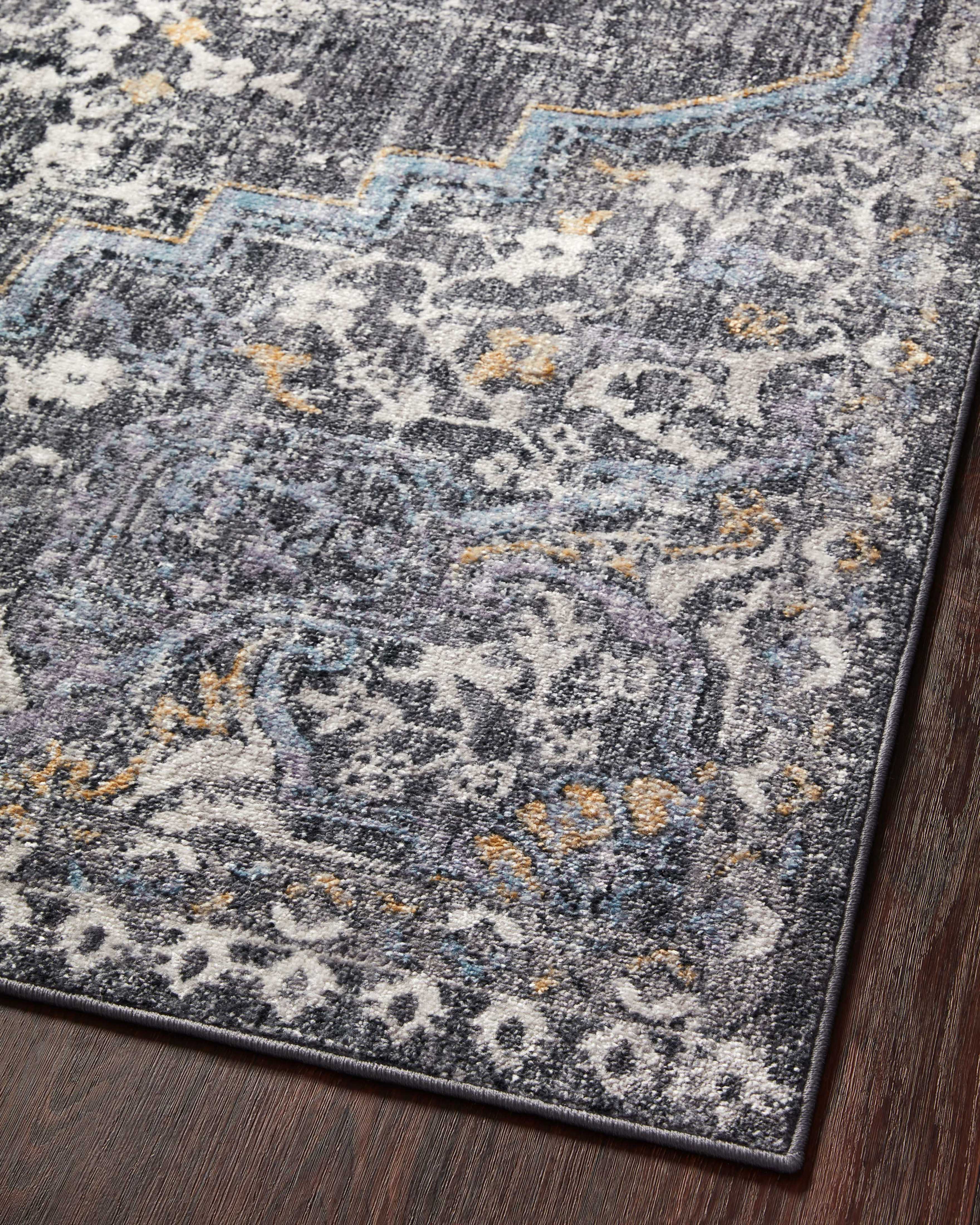 Loloi Cassandra CSN-02 Charcoal / Gold Area Rug