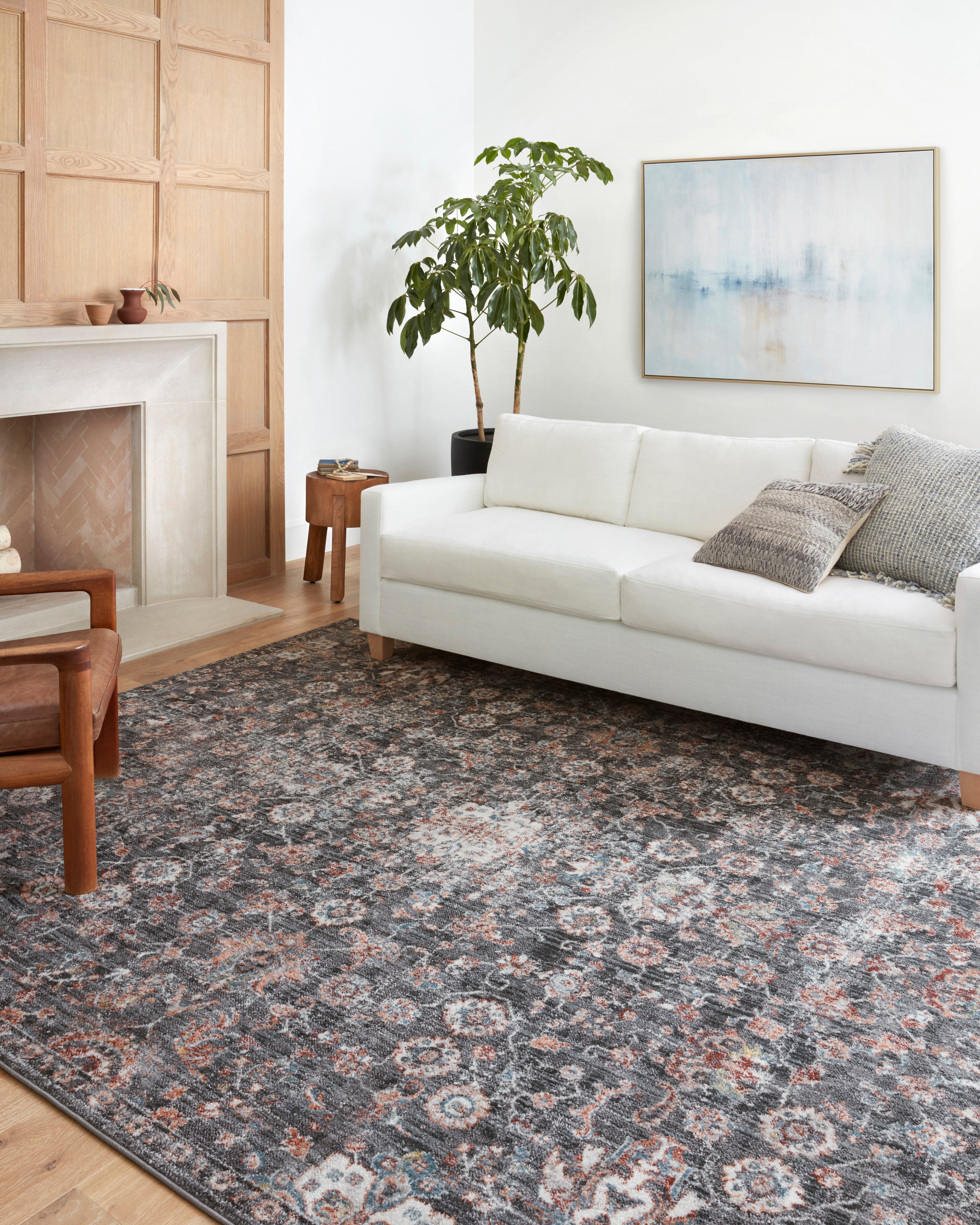 Loloi Cassandra CSN-03 Charcoal / Rust Area Rug