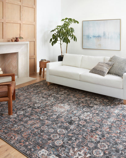 Loloi Cassandra CSN-03 Charcoal / Rust Area Rug