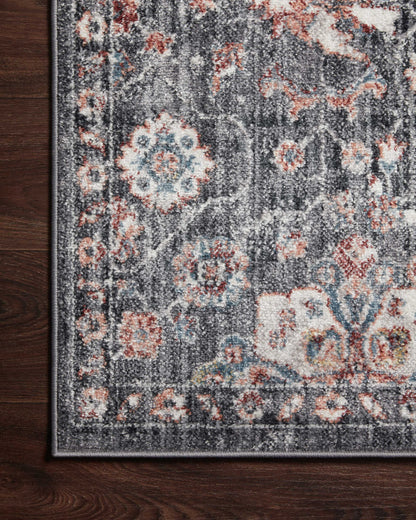 Loloi Cassandra CSN-03 Charcoal / Rust Area Rug