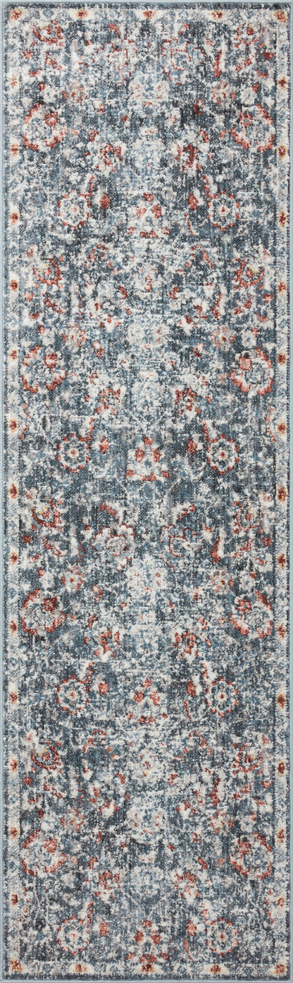 Loloi Cassandra CSN-04 Blue / Rust Area Rug
