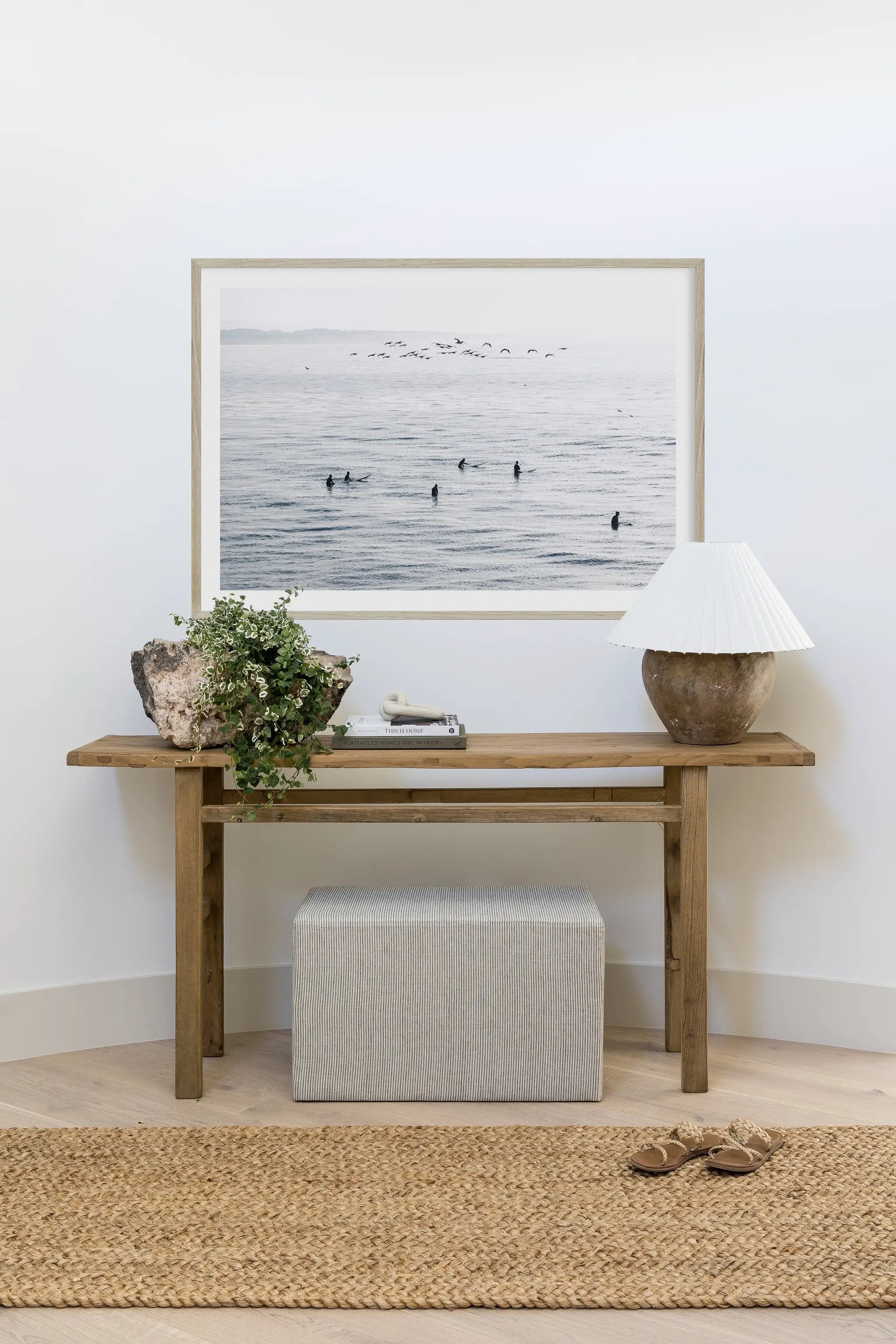 Cassis CIS-1 (Braid) Natural Area Rug by Pure Salt by Momeni
