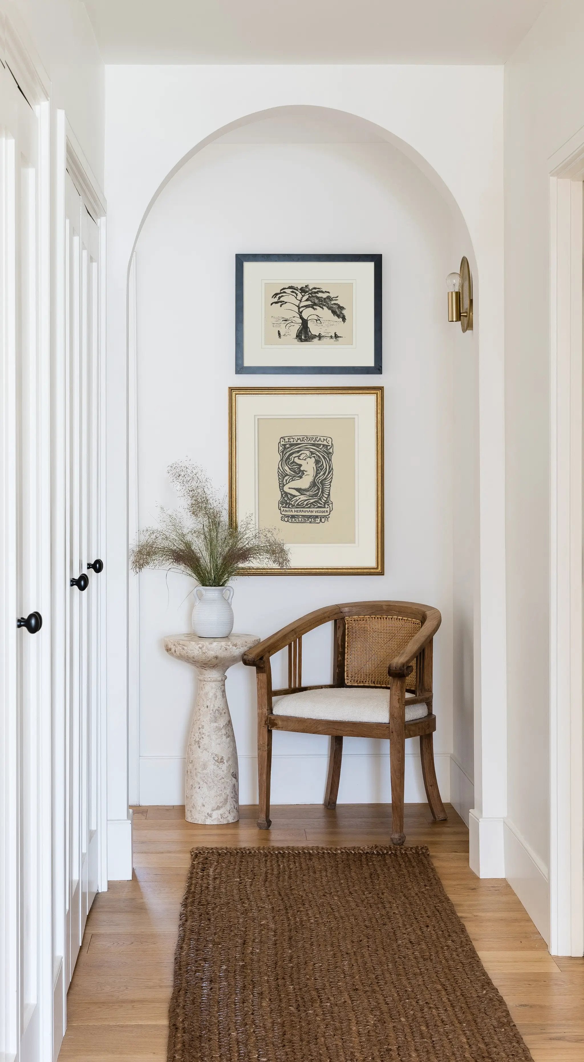Cassis CIS-1 (Braid) Walnut Area Rug by Pure Salt by Momeni