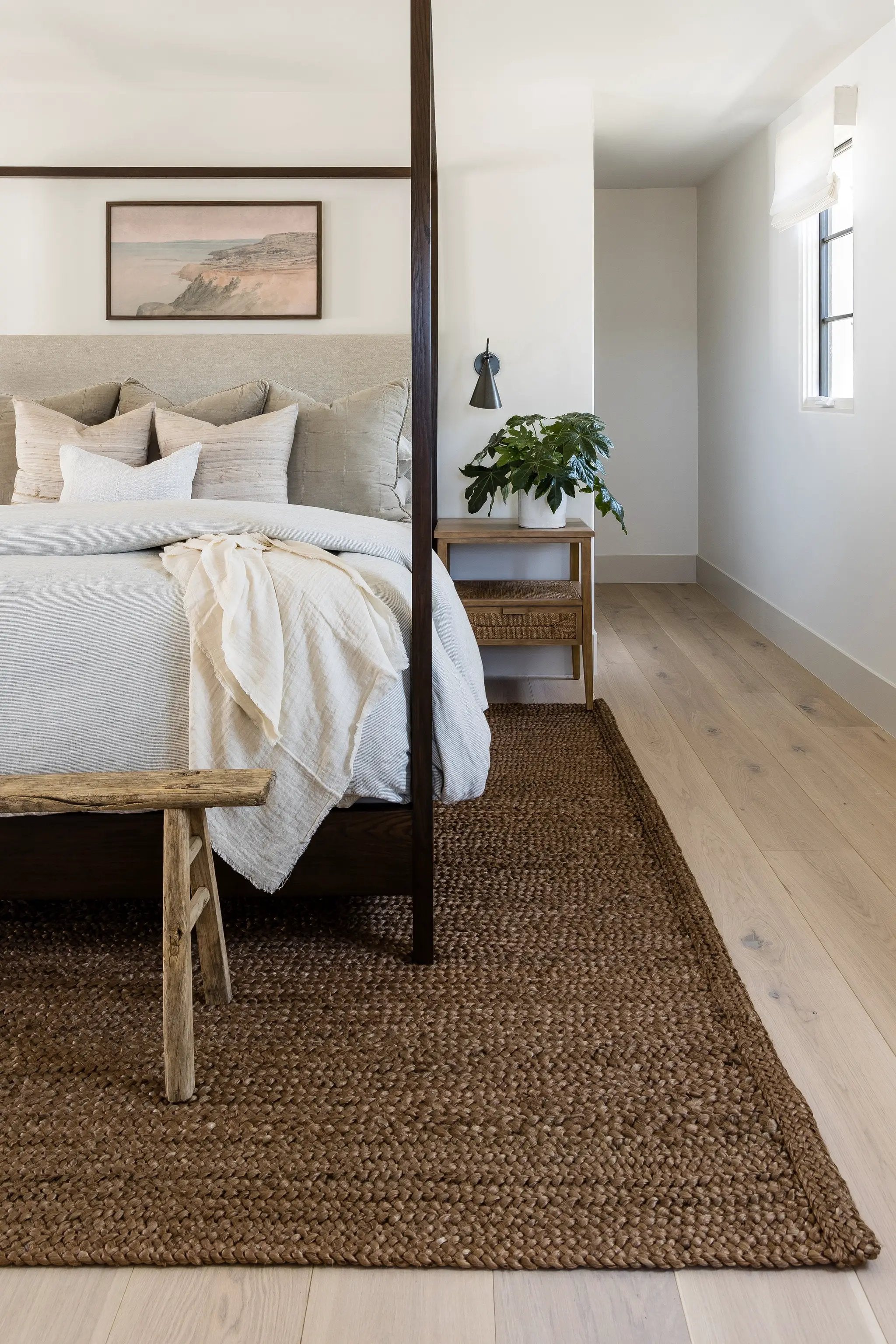 Cassis CIS-1 (Braid) Walnut Area Rug by Pure Salt by Momeni