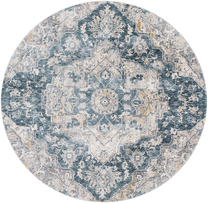 Surya Cardiff CDF-2307 Deep Teal Area Rug by LIVABLISS