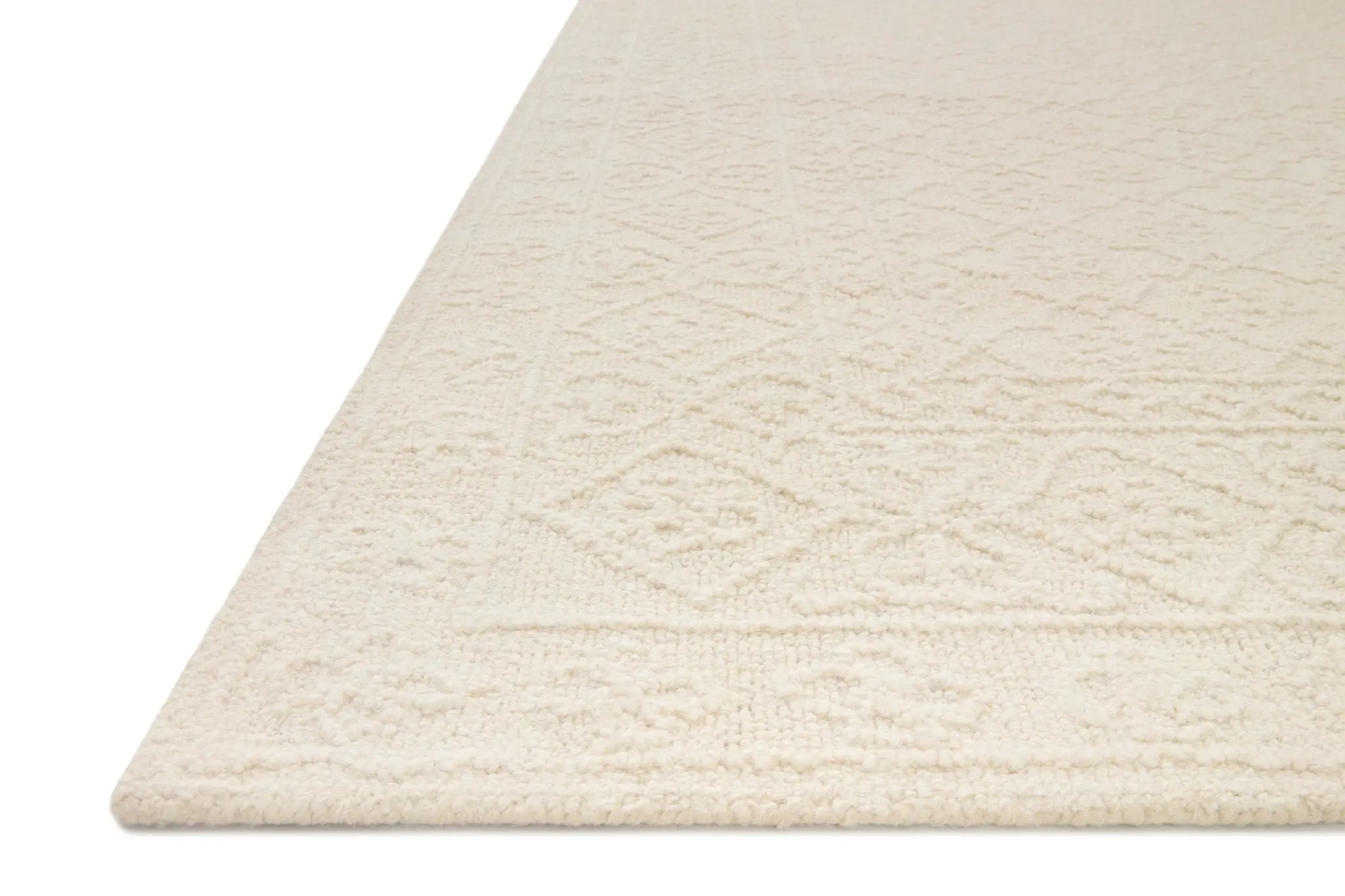 Cecelia CEC-01 Ivory / Ivory Area Rug by Loloi