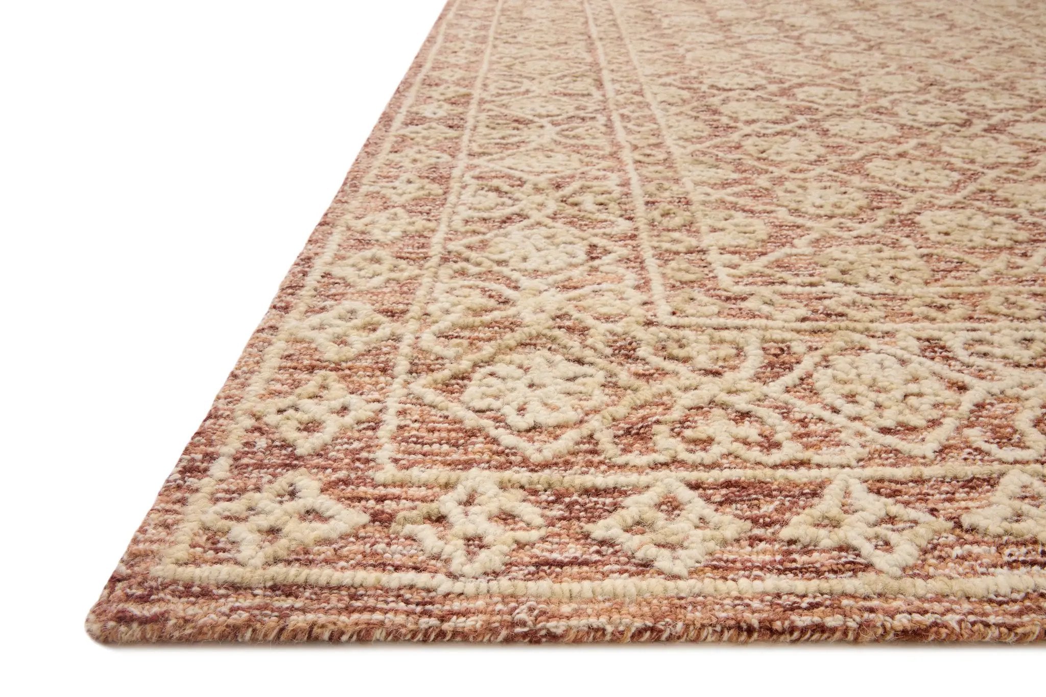 Cecelia CEC-01 Rust / Natural Area Rug by Loloi