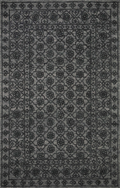 Loloi Cecelia CEC-01 Smoke / Dk. Grey Area Rug