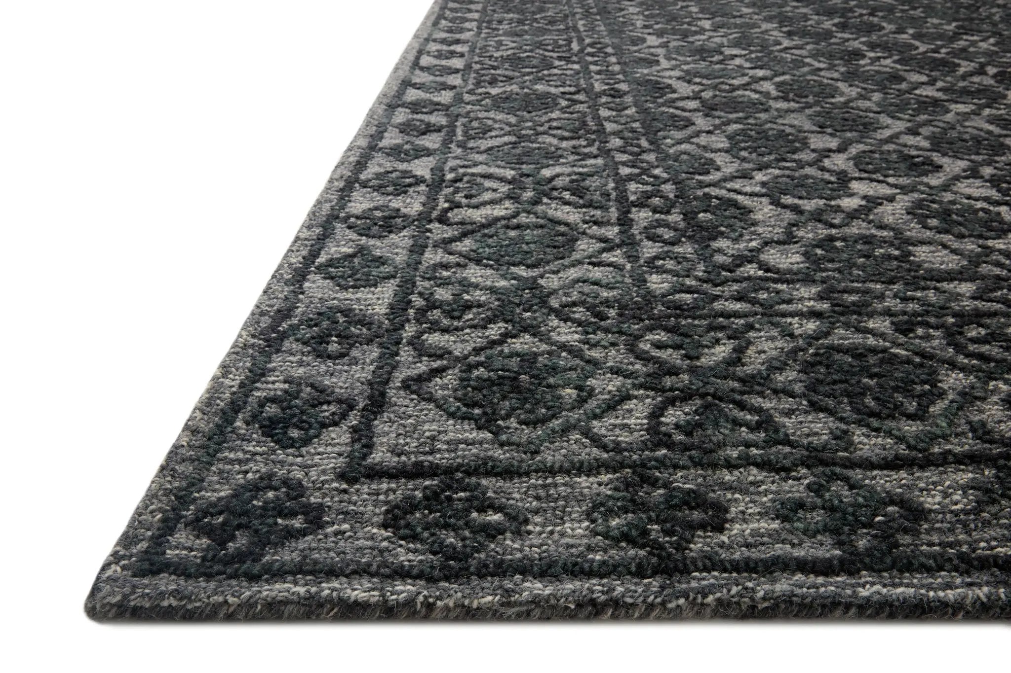 Cecelia CEC-01 Smoke / Dk. Grey Area Rug by Loloi
