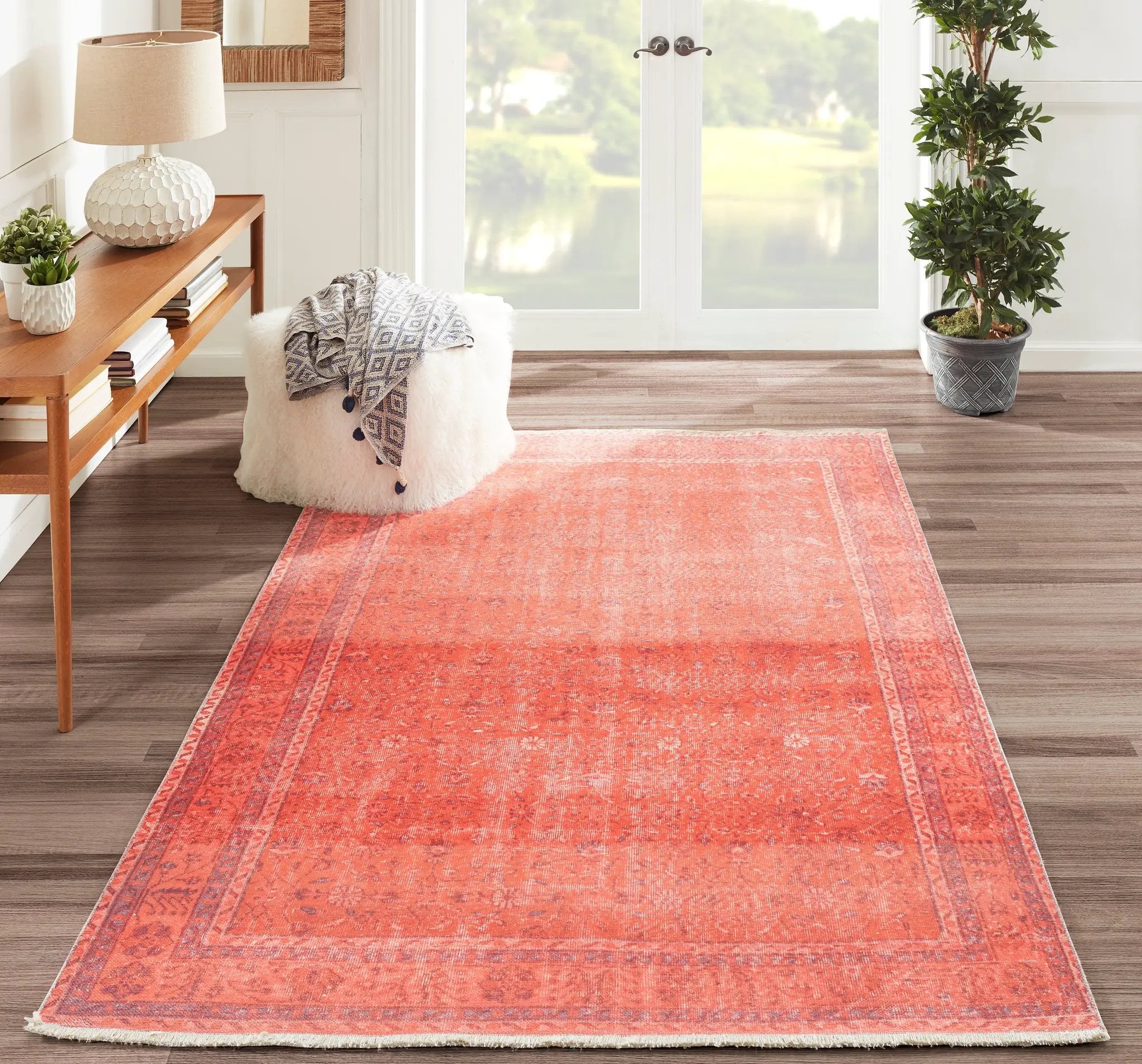Chandler CHN-2 Coral Area Rug by Momeni