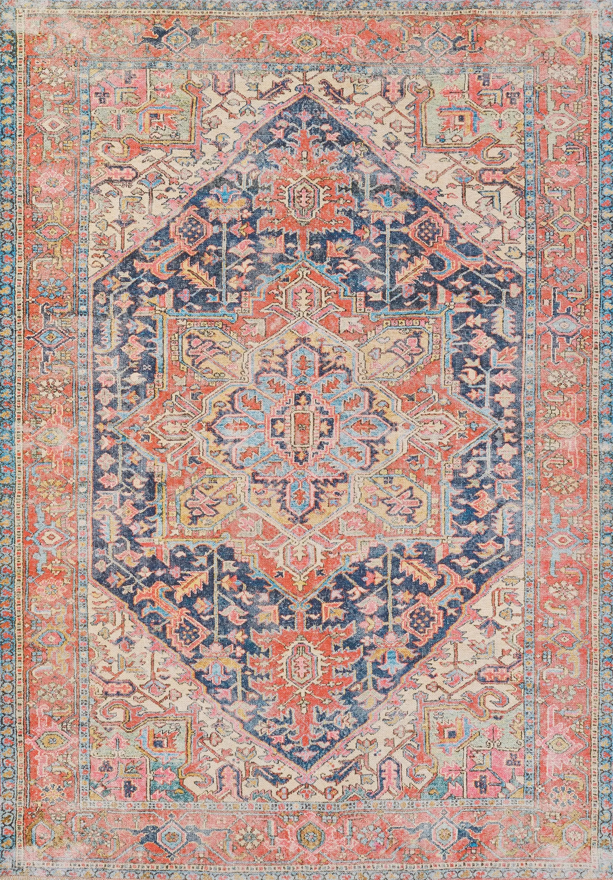 Chandler CHN-10 Navy Area Rug by Momeni